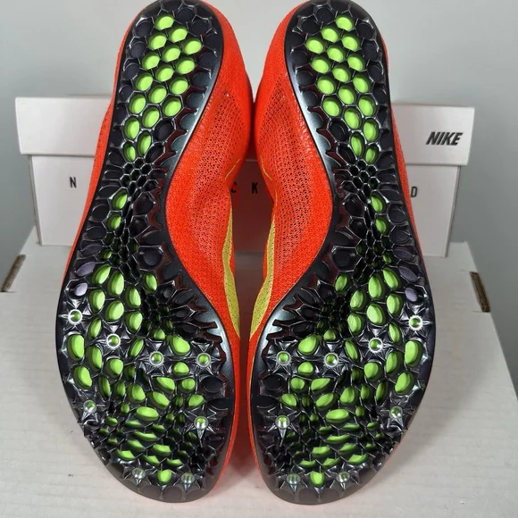 Nike Zoom Superfly Elite 2 Track Shoes Spikes Crimson Red Mens size 14
